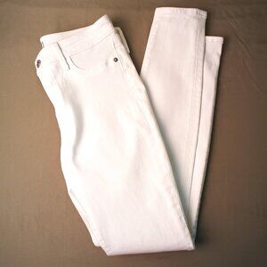 Abercrombie & Fitch Brand Women's Denim Jeans White Size 28 Size 6  Long Skinny